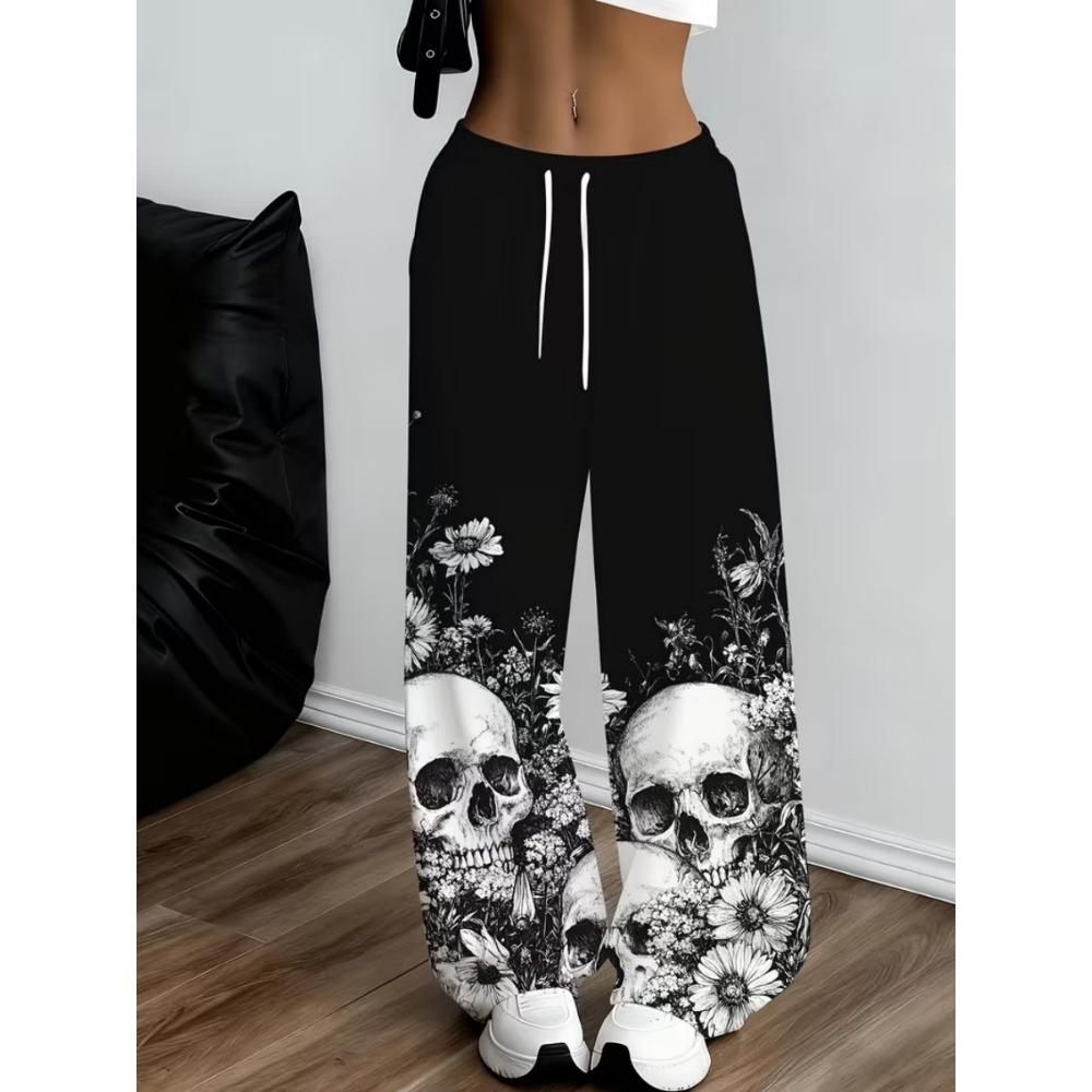 2026 Women's New Wide Leg Pants, Elastic Waist Pants, Casual Loose Summer Beach Pants