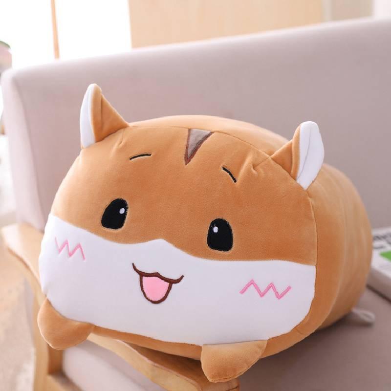 Cat Pig Corgi Panda Hamster Plush Toy Stuffed Doll Decoration Cartoon Gift Kids