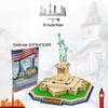 Large 3D World Architecture Puzzle - Handmade Cardboard Model for Children