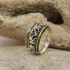 Men'S Ring Hip-Hop Elements Simple Retro Elephant Pattern Luxury Personalized Ring Old