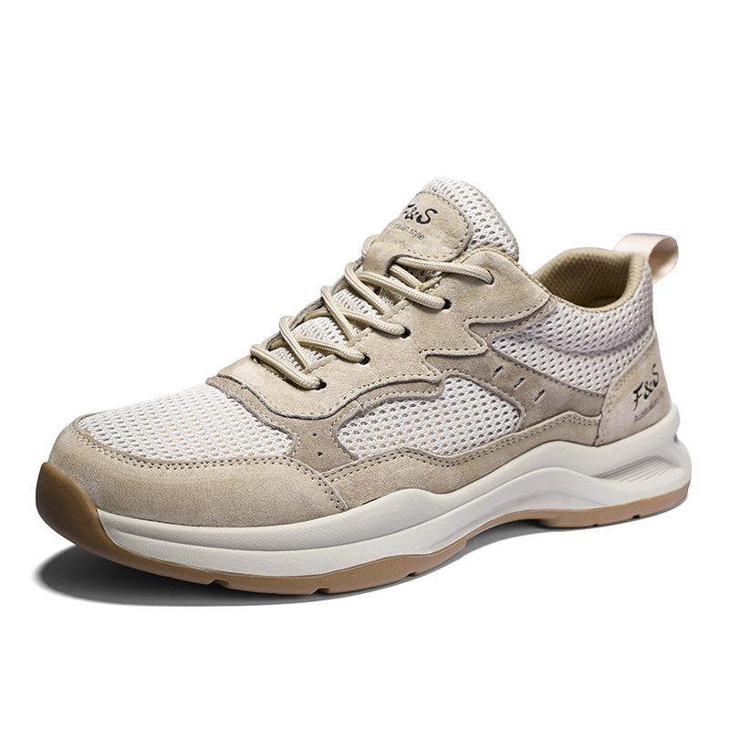 Shoes Men's 2025 Autumn New Lightweight Non-slip Trend All-match Casual Soft Bottom Shock Absorption Running Sports