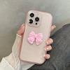 Applicable To Apple 14 Mobile Phone Case Candy Color Bow Simple Iphone12 Couple Transparent Silicone Protective Cover