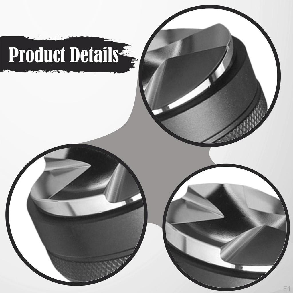 2-in-1 Coffee Distributor Tamper And with Adjustable Pressure Double Head