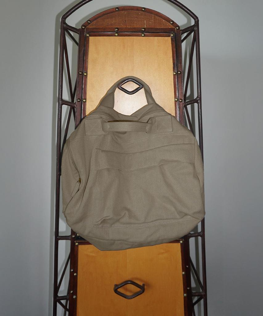 Sculptor Three-Way Twill Bag Beige