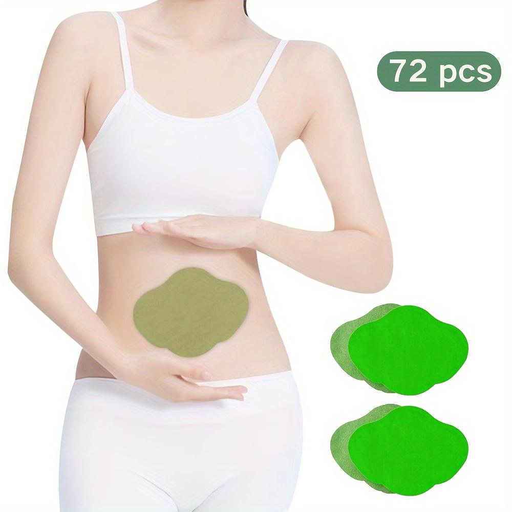 Natural Mugwort Belly Patch 25-Piece- Premium Wormwood Essence Sticker for Moxibustion and Navel Care - Ideal for Warm Abdominal Therapy