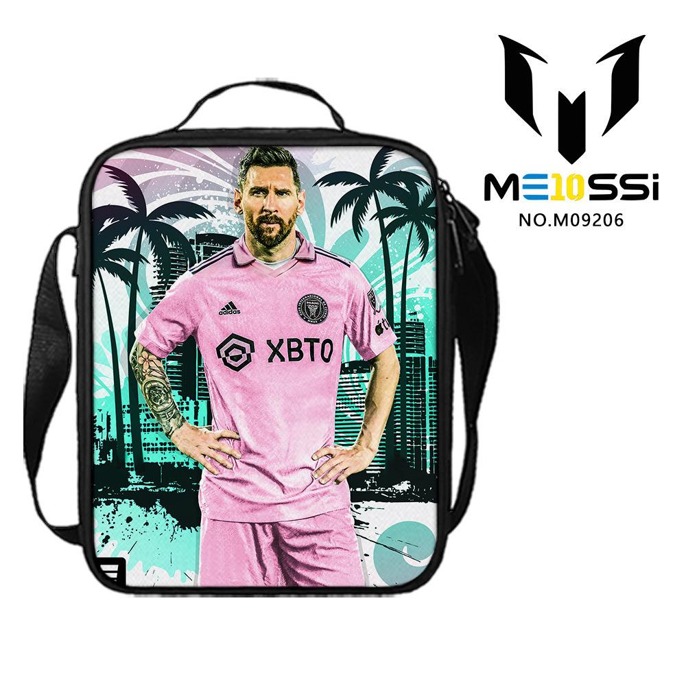 International Players Lunch Bag Meal Bag Elementary School Picnic Ice Bag Satchel Shoulder Bag