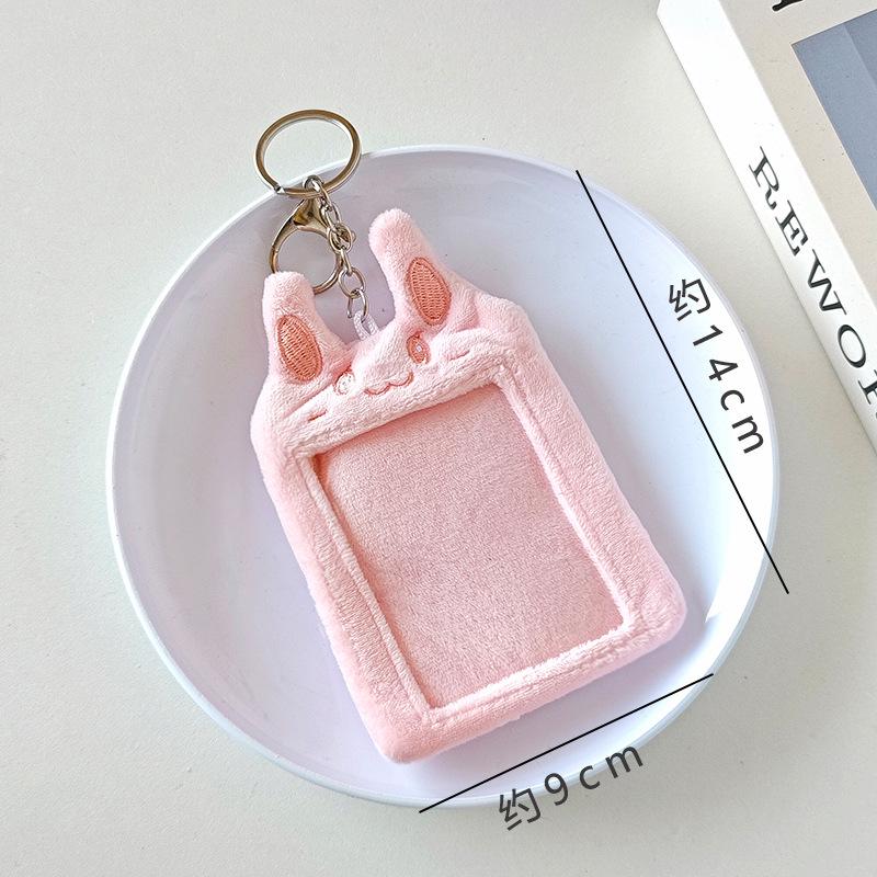 Cinnamoroll & My Melody Plush Card Holder - Ideal for Campus Meal, Bus Pass, ID, or Photos