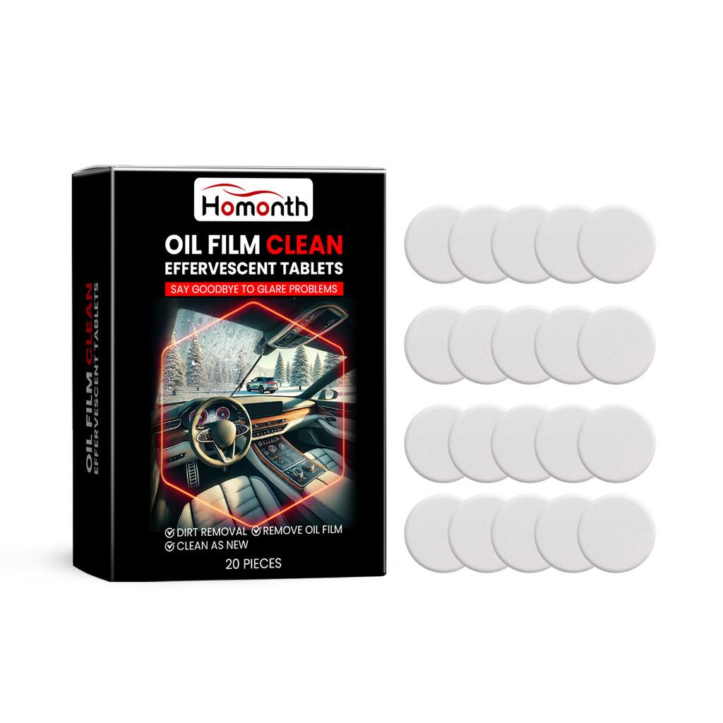 

Homonth Windshield Oil Film Remover Tablets 20 Count For Effective Stain Removal