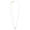 Logo Design Brass Necklace Women's Gold