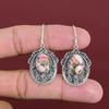 Cercei Opal Roz Cupru Argint Sterling 925 Cercei Minunați Vintage Bijuterii cu Piatră Prețioasă de Calitate Superioară Cercei Handmade Cadouri Pentru Soție