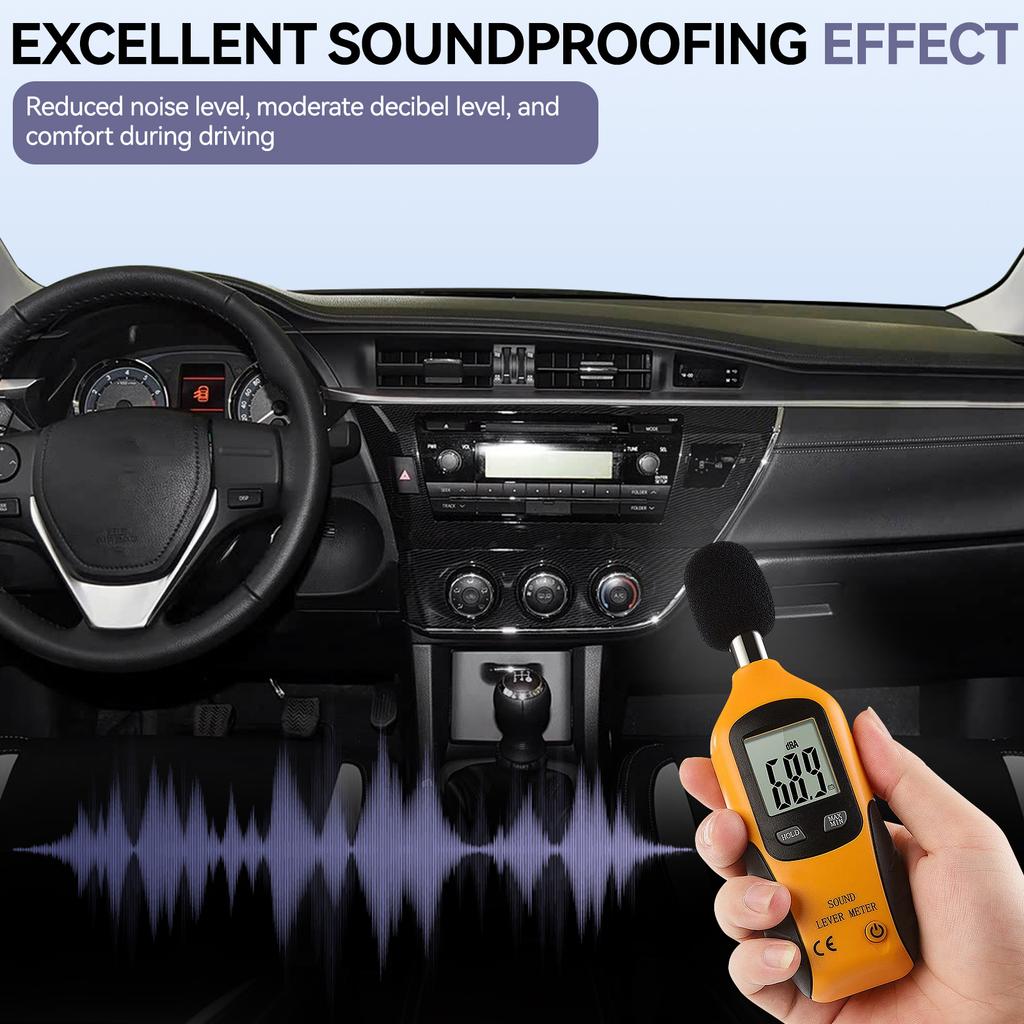 Front Hood Sound Insulation Pad Thermal Heat Black Mat Anti-noise Pad Soundproof Accessories For Mercedes Benz W201 Heat Shields 2
