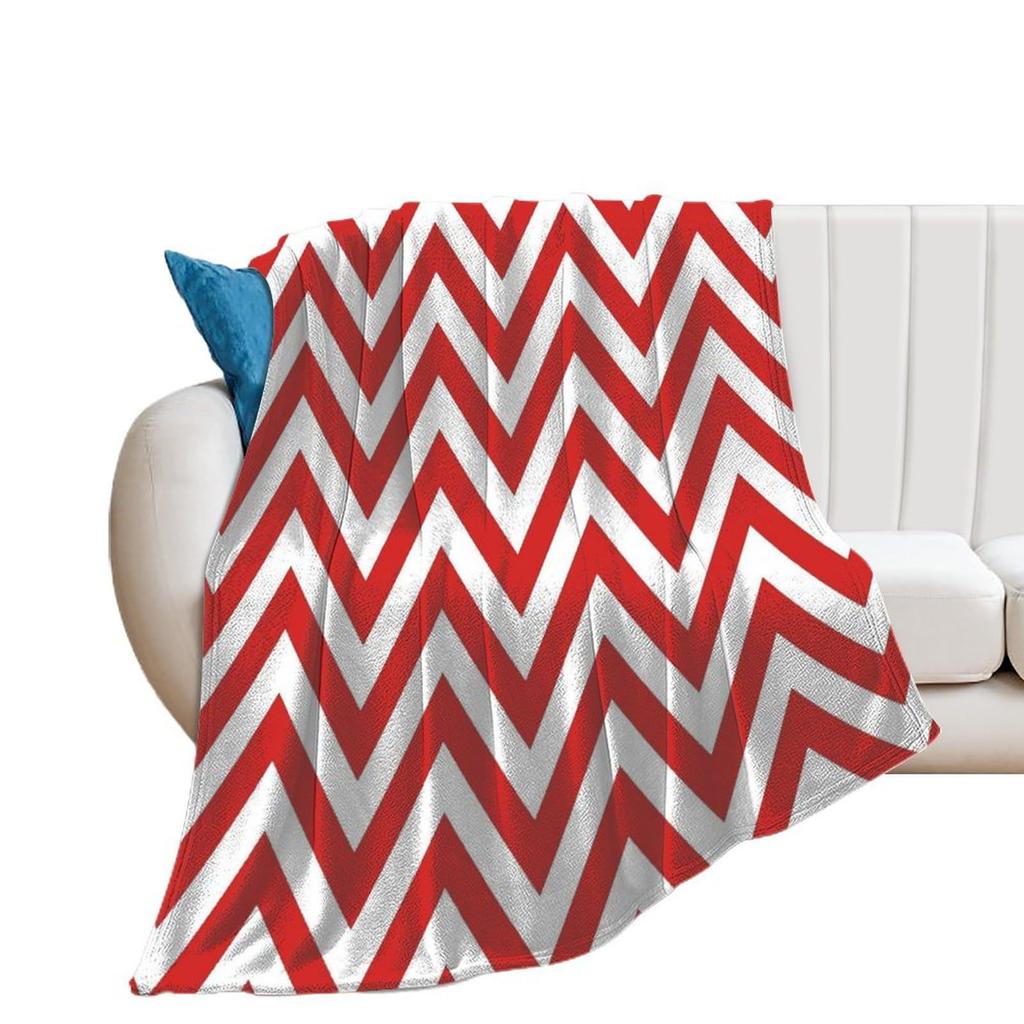 Simple Black And White Striped Blanket Corrugated Household Blanket Sofa Blanket Nap Air Conditioner Blanket Flannel Blanket
