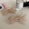 2025 Mesh Bow Hair Clip: Cute Japanese Style for Girls