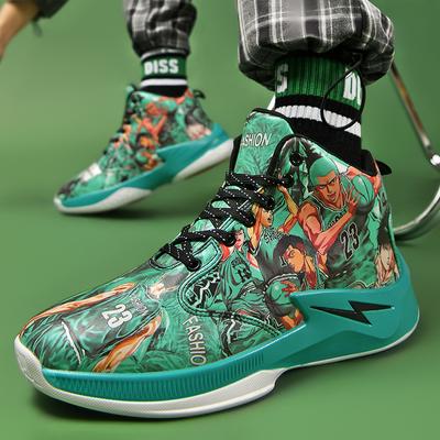 Herren Basketballschuhe Männliche Sneaker High Top Sportschuh Training Athletisch Lässig Runing Korb Rutschfest Tragbar Größe 37-45