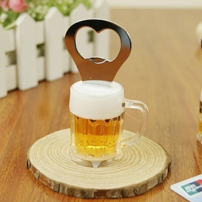 2PCS Men Beer Bottle Opener Magnetic Hanging Bottle Opener Fridge Magnets Funny Gift Home Decor