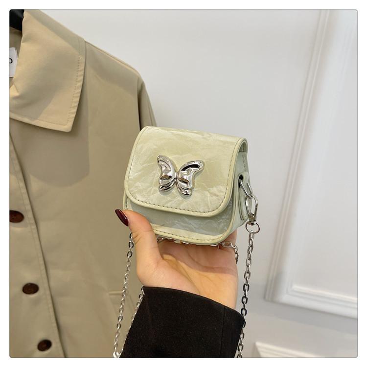 

Super fire small bag women s new chain messenger bag versatile exquisite summer national style silver mini mini bag зелений