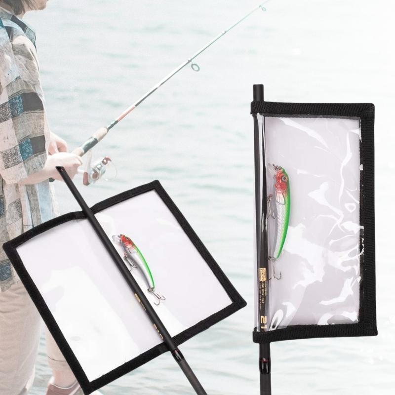 Transparent Baits Fishing Baits Hook Storage Protective Fishing Hook Bag Fishing Baits Cover Clear Fishing Baits Wrap