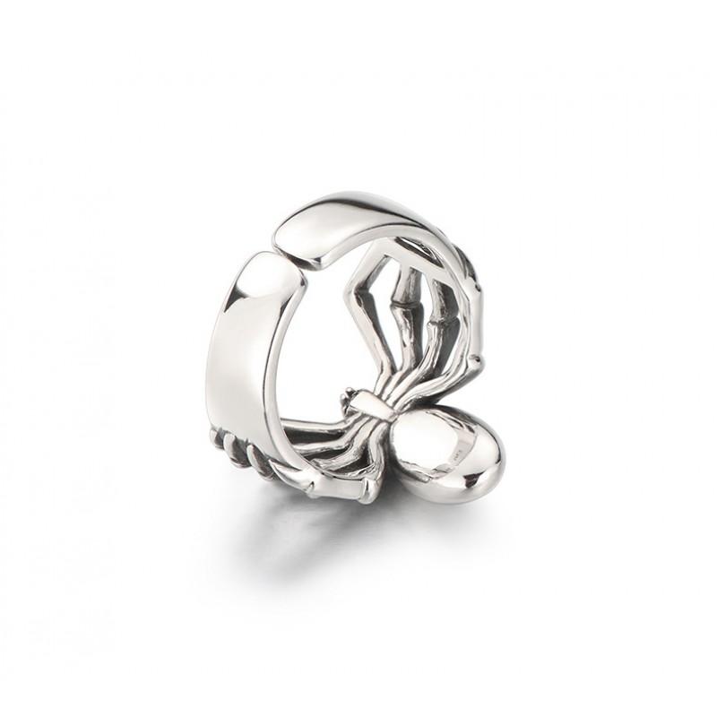 Adjustable Spider Ring Men Women Sterling Vintage Retro Geometric Statement Jewelry
