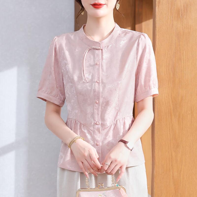 XUEXI New Chinese Style Women s Summer T-Shirt Top 4XL