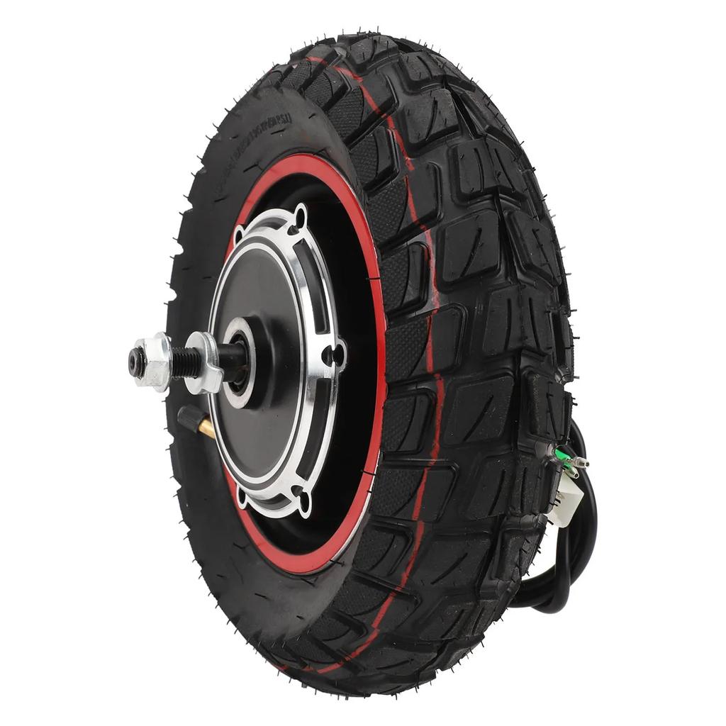 Electric Hub Motor High Speed 187.4lb Load Capacity 250 To 1000RPM 10 Inch Hub Motor 48V 800W Anti Slip for Electric Scooter