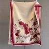 Autumn New Cashmere Tassel Scarf Women's Fashion Age-reducing Jacquard Scarf Warm and Thickened Large Shawl