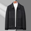 2025 Winter Plus Velvet Lapel Jacket for Middle-Aged & Elderly Men