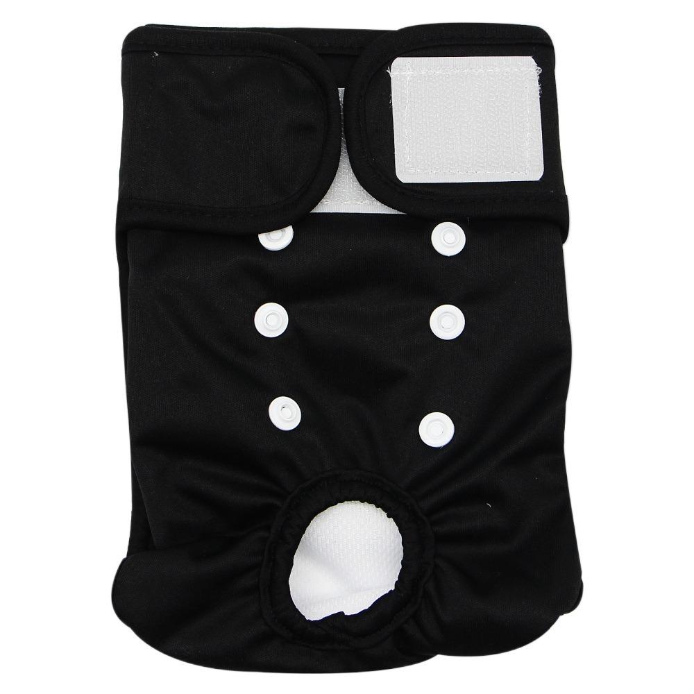 

Стираемые физиологические штаны для собак, дышащие штаны от недержания для питомцев, менструальный период у собак XS чёрный