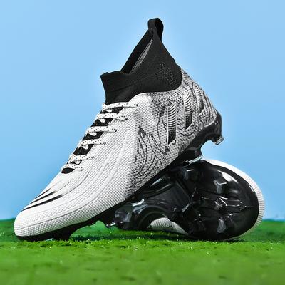 Rutschfeste Trainings-Outdoor-Fußballschuhe mit hohem Schaft für Herren, Sportschuhe, Lange Nägel, Abgebrochene Studenten-Nägel