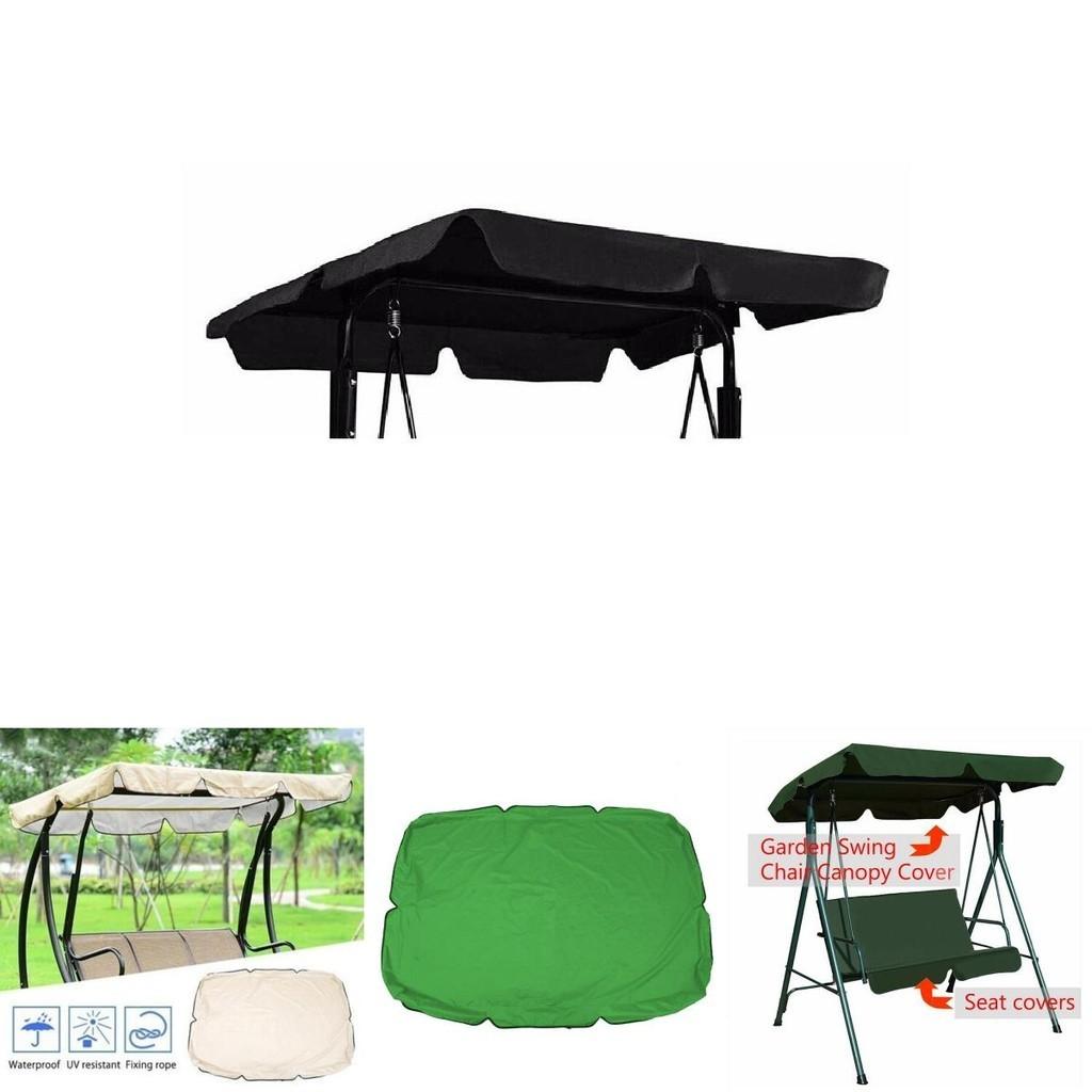 Anti-uv Swing Seat Canopy Cover With Bandages For Outdoor Use