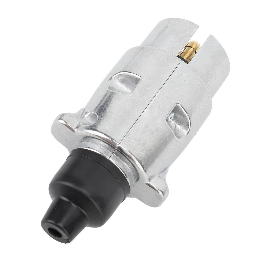 DC12V 7 Pin Truck Trailer Plug Socket Kit Signal Connector Wiring Harness Mounting Bracket Kits for Car Trailer RV