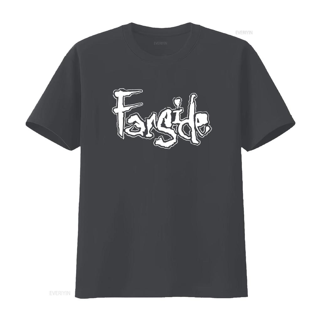 Farside Logo T Shirt Post Hardcore Into Another Sense Field Samiam Chamberlain vintage Washed graphic Comfortable Slightly