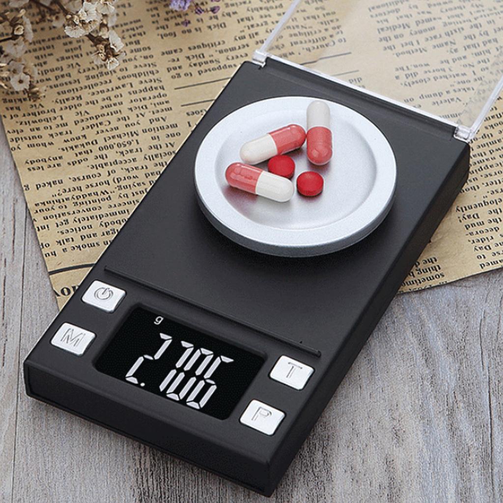 0.001g High Precision Portable Mini LCD Digital Electronic Scale for Weighting Jewelry Gold Pills