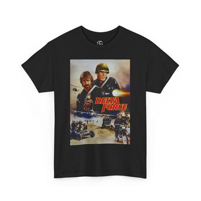 Delta Force Movie Poster Retro TShirt For Men Amp; Women Chuck Norris Tee Unisex T-Shirt