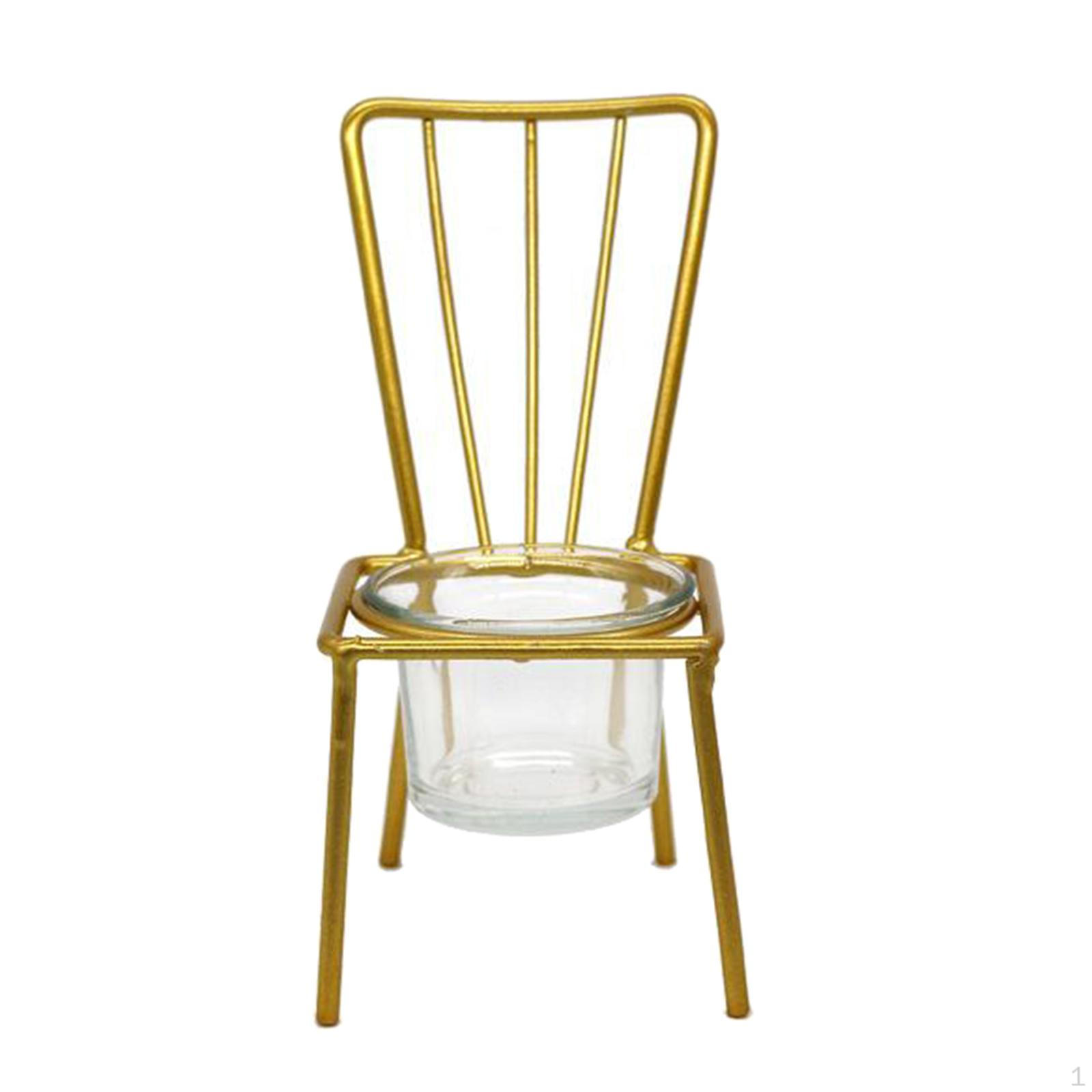 Elegant Metal Candle Holder Set for Home Decor Square