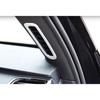 For Volvo XC90 2016- Matte Silver A Pillar Vent Air Outlet Frame Trim 2PCS