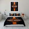 """Harley Davidson Black Bedding""" Biancheria da letto Copripiumino Set Copripiumino Federe (1 * Copripiumino 2 * Federe, senza piumino)