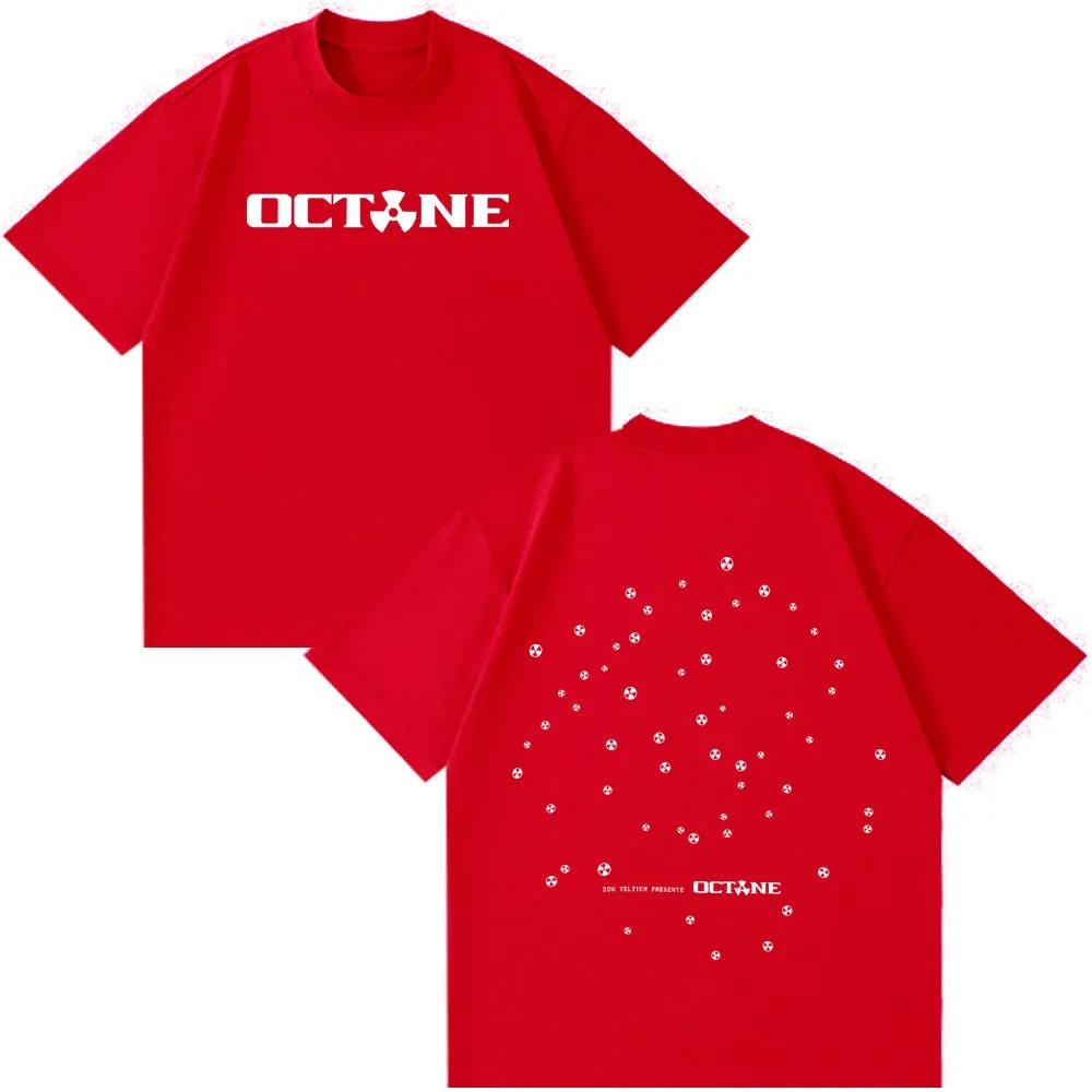 Rapper Don Toliver Octane Tour 2026 Grafik T-Shirt Herren Damen Hip Hop T-Shirts Kurzarm Baumwolle Locker Freizeit T-Shirts