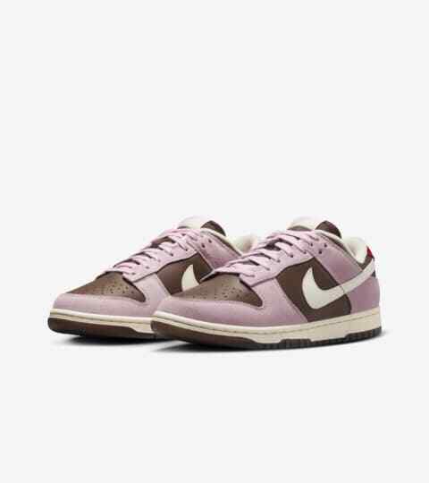HM0987-200 Nike Women s Dunk Low Cacao Wow and Pink Foam (Women s) 11.5W