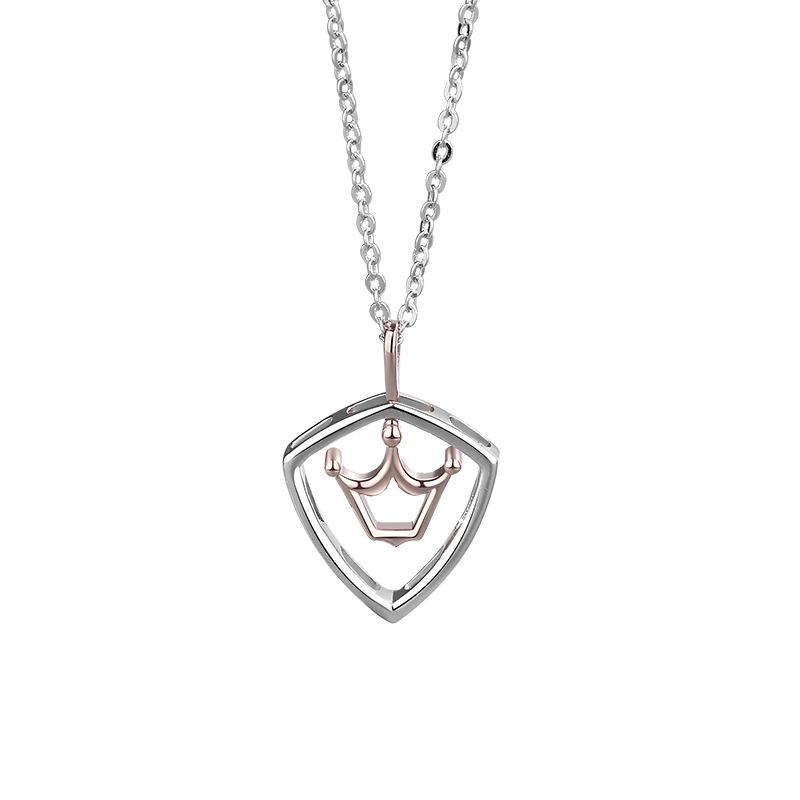 

Оригинальное ожерелье для пары принцессы и рыцаря, пара мужских и женских кулонов нишевого дизайна в корейском стиле для подарка