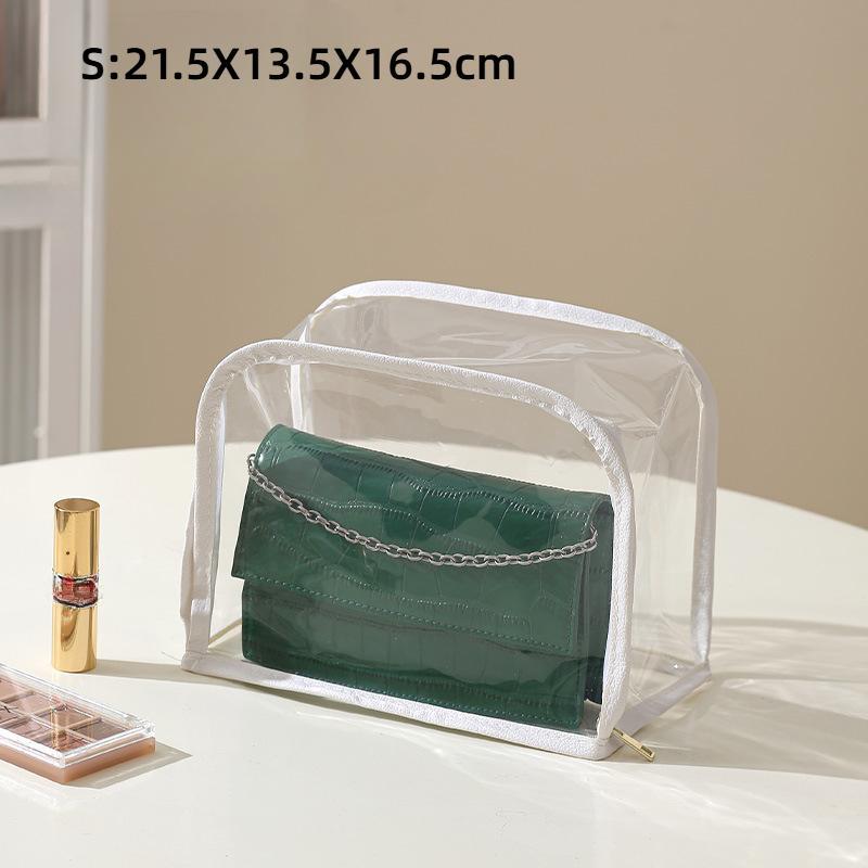 Dust-Proof Transparent Luxury Handbag Storage Bag Organizer Hanging Handbag Cover with Zipper High Capacity Storage Bags