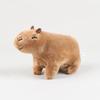 Simulation Fluffty Capybara Plush Stuffed Animals Toy Soft Dolls Real Life Capybara Dolls Kids Toys Peluche Christmas Gift 18cm