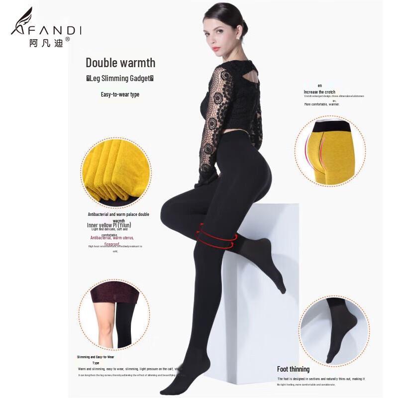 

Женские сверхтеплые термоколготки 1500D с флисовой подкладкой One Size