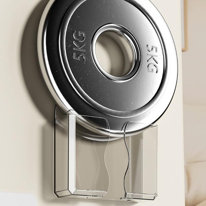 Nástěnné držáky na telefon Průhledný design pro ložnici a kancelář Použití pro organizaci s snadnou instalací a přístupem k nabíjení