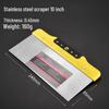 Large & Small Putty Knife Set with Plastic Handles for Scraping and Spatula Use