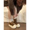 thick-soled high-top canvas shoes women's autumn casual board shoes