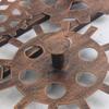 Gear Wall-Mounted Design Rack Industrial Coat with Pegs