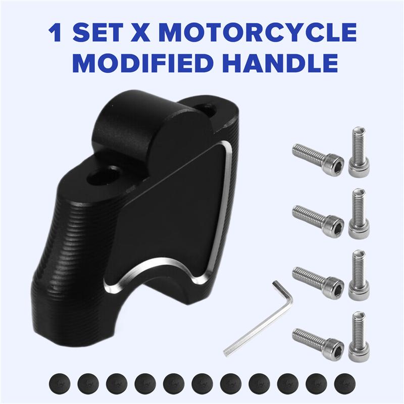 

Handlebar Rise Backward Fix Clamp Handle Riser Bar Forhonda CM300 CM500 Motorcycle Handle Riser Bar Motorcycle Modified Handle чёрный