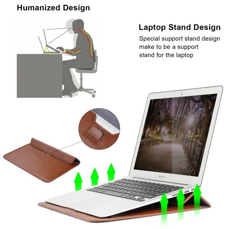Para Macbook 12 / 11.6 pulgadas Pu cuero laptop funda funda con función de  soporte para Macbook Samsung Chromebook Hp Acer Lenovo Dell comprar a buen  precio — entrega gratuita, reseñas reales con fotos — Joom