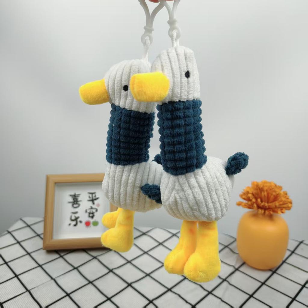 Plush Cute Doll Keychain Pendant Little Seagull Ugly Cute Doll Backpack Pendant Hanging Decoration