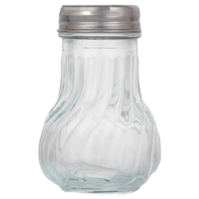 Transparent Glass Spice Shaker Bottle